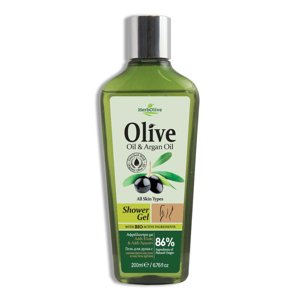 HerbOlive Shower Gel Oil & Argan Oil - 200 ml
