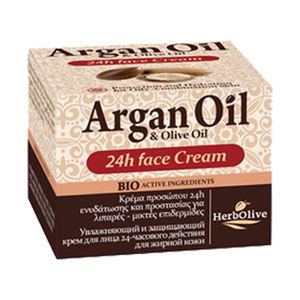 Argan Oil 24h Moist Cream (Vette & gecombineerde huid)